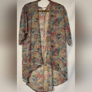 Women's Lularoe S Kimono.